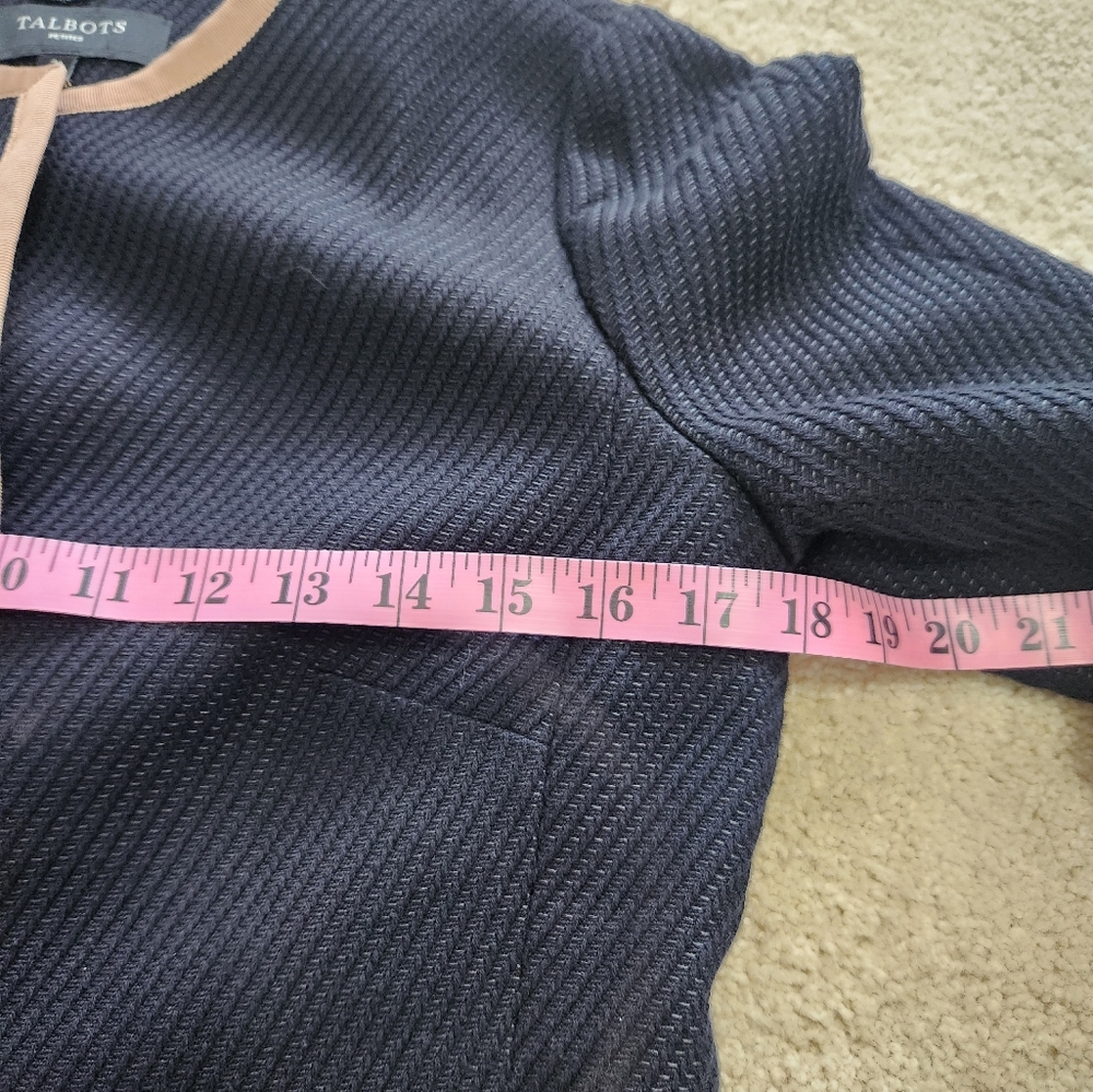 Talbots Stunning Jacket Blazer Snap Button Front … - image 4